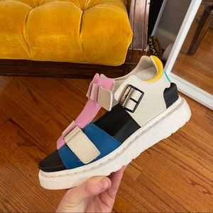 RARE Dr. Martens KAMILAH multi open toe sandal